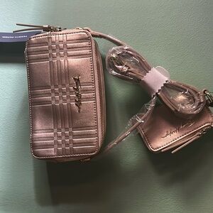 Gold Tommy Hilfiger Mini Handbag/Crossbody with matching